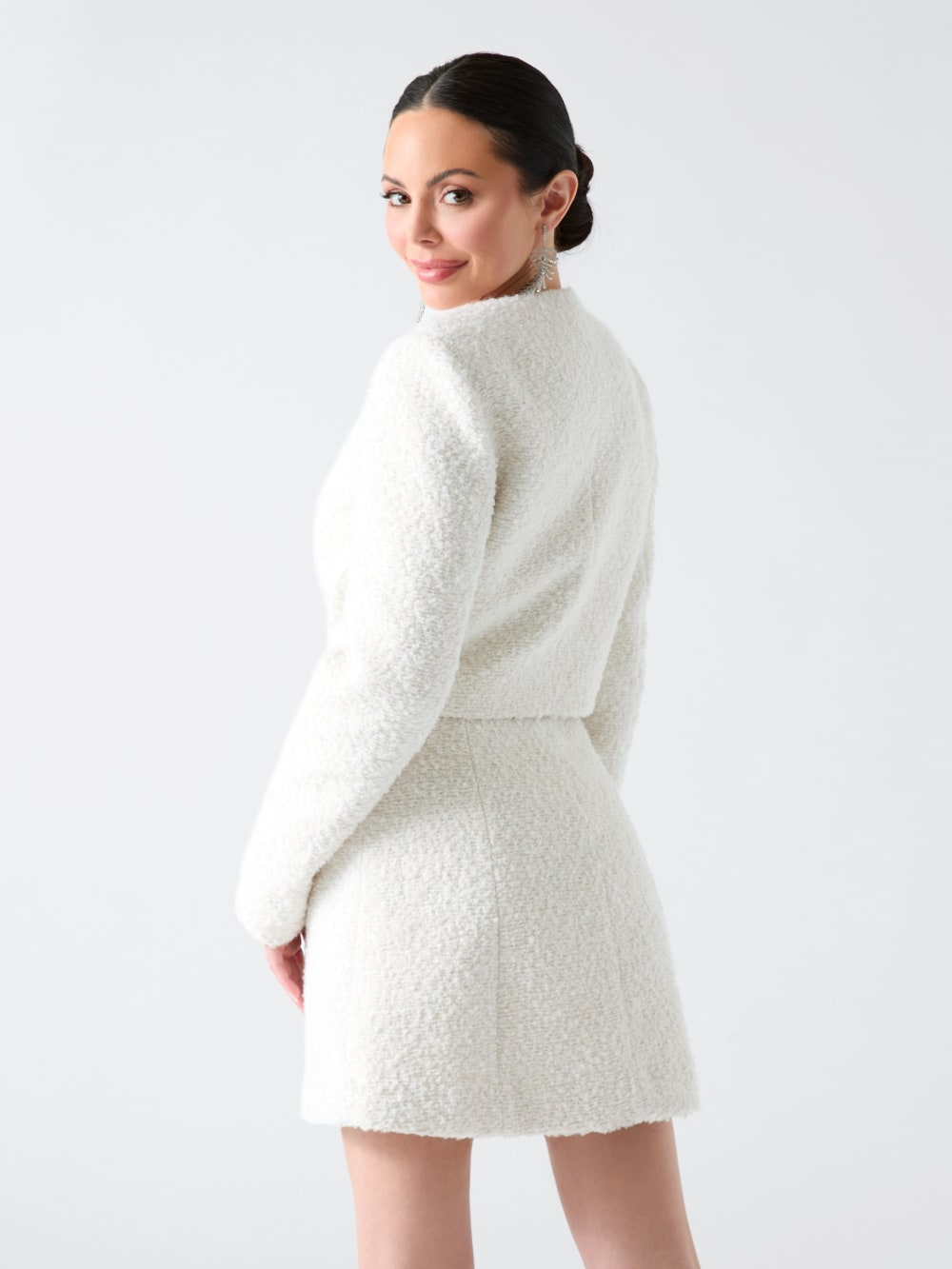 Bouclé Away Sequin Jacket - Image 4