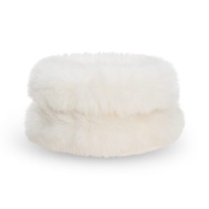 faux-fur choker necklace