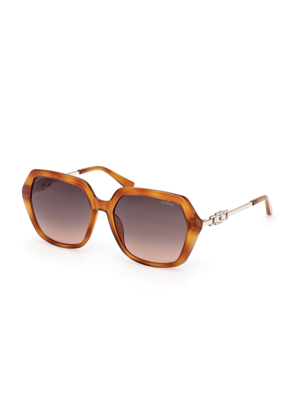 Square-Geometric Plastic Sunglasses - Image 2