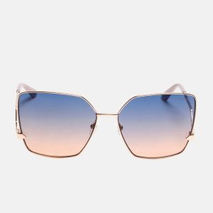 Oversized Square Zigzag Sunglasses