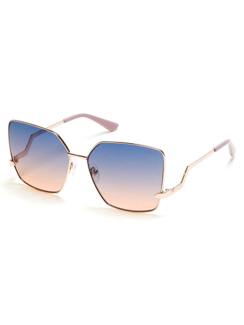 Oversized Square Zigzag Sunglasses - Image 2