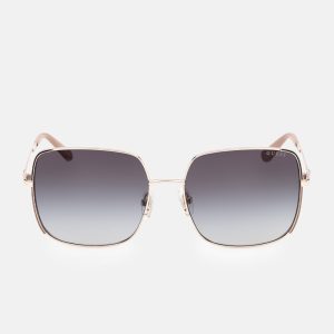Oversized Square Metal Sunglasses