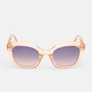 Bubble Cat-Eye Plastic Sunglasses
