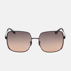 Oversized Square Metal Sunglasses