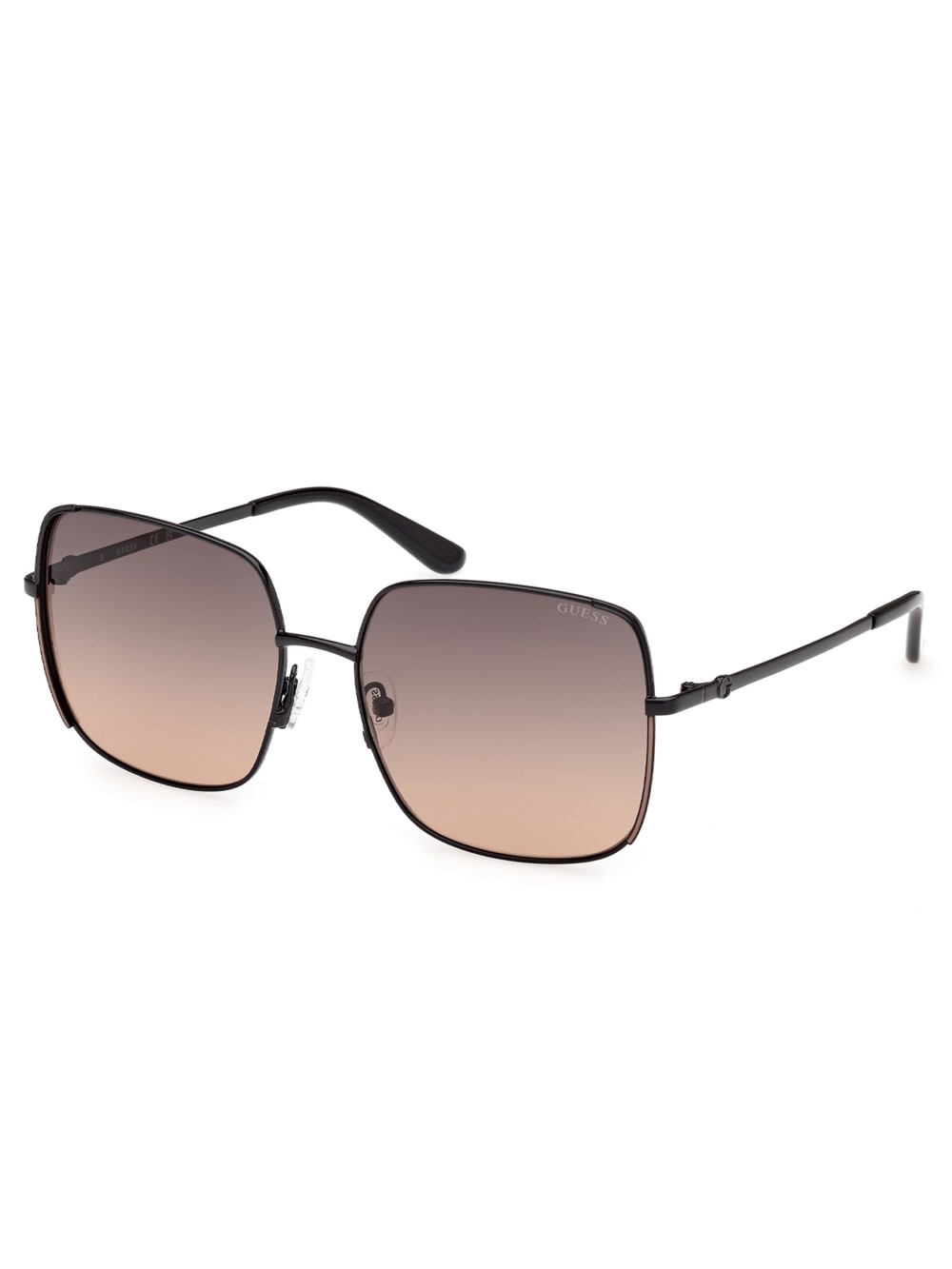 Oversized Square Metal Sunglasses - Image 2