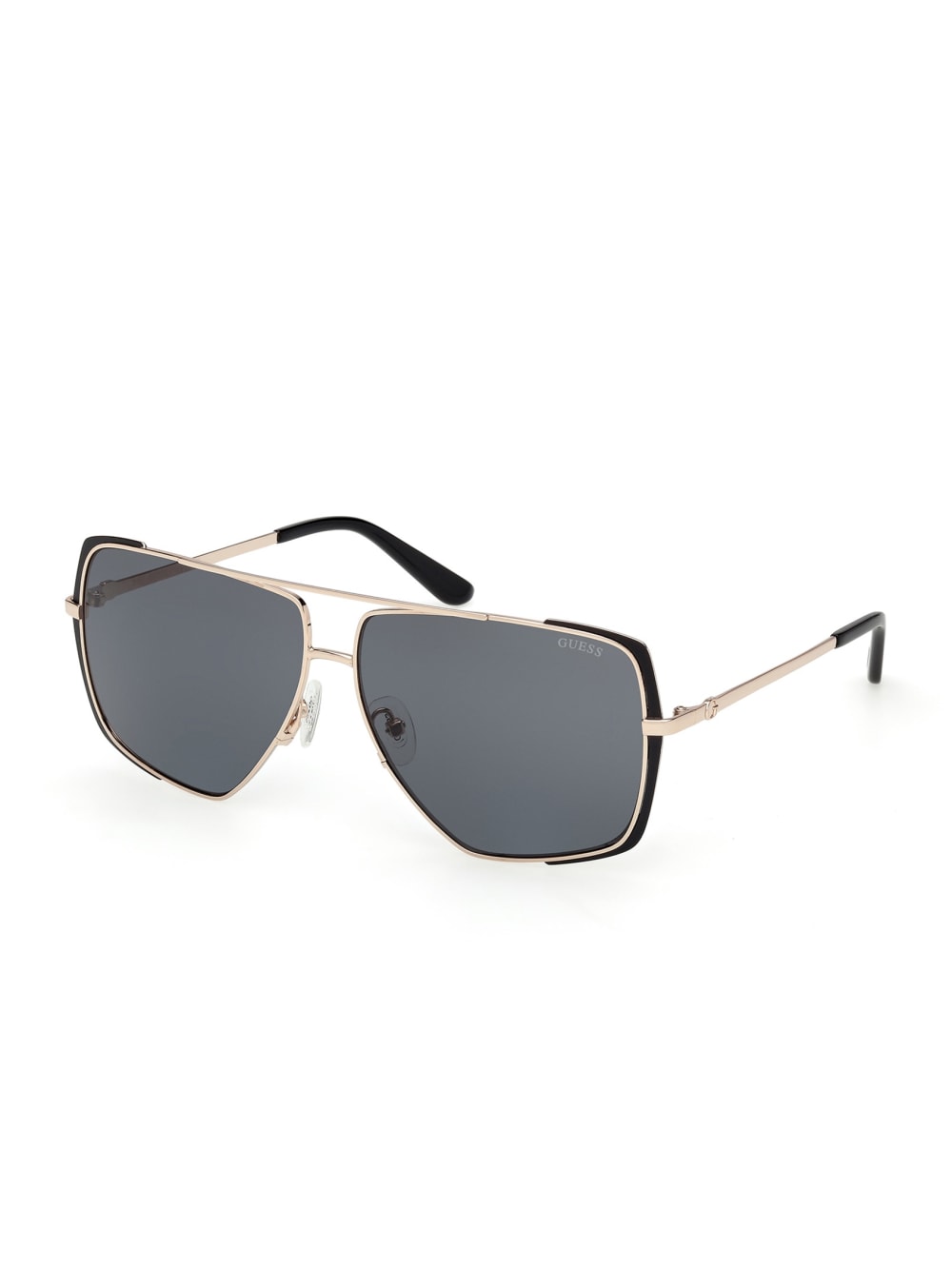 Oversized Metal Navigator Sunglasses - Image 2