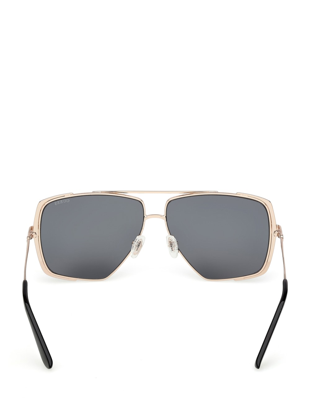 Oversized Metal Navigator Sunglasses - Image 3