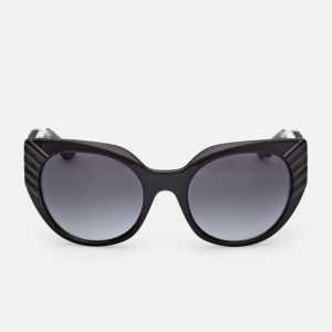 Adina Cat-Eye Plastic Textured Sunglasses