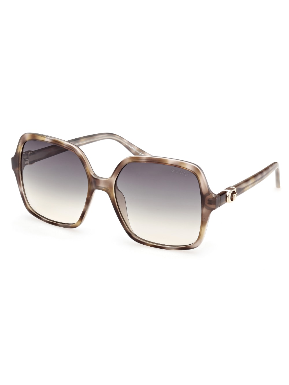 Oversized Plastic Square Sunglasses - Image 2