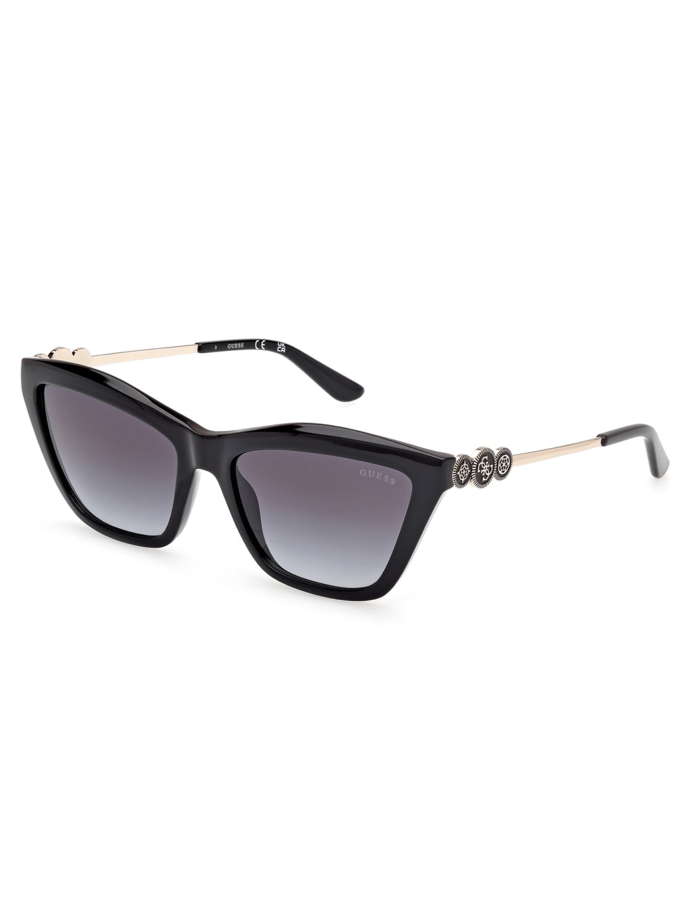 Cat-Eye Signature Plastic Sunglasses - Image 2