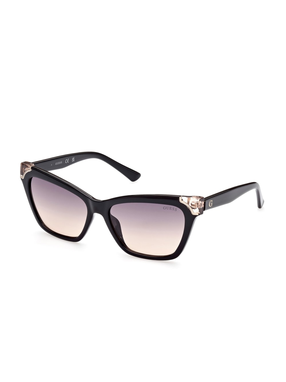 Tortoise Plastic Square Sunglasses - Image 2