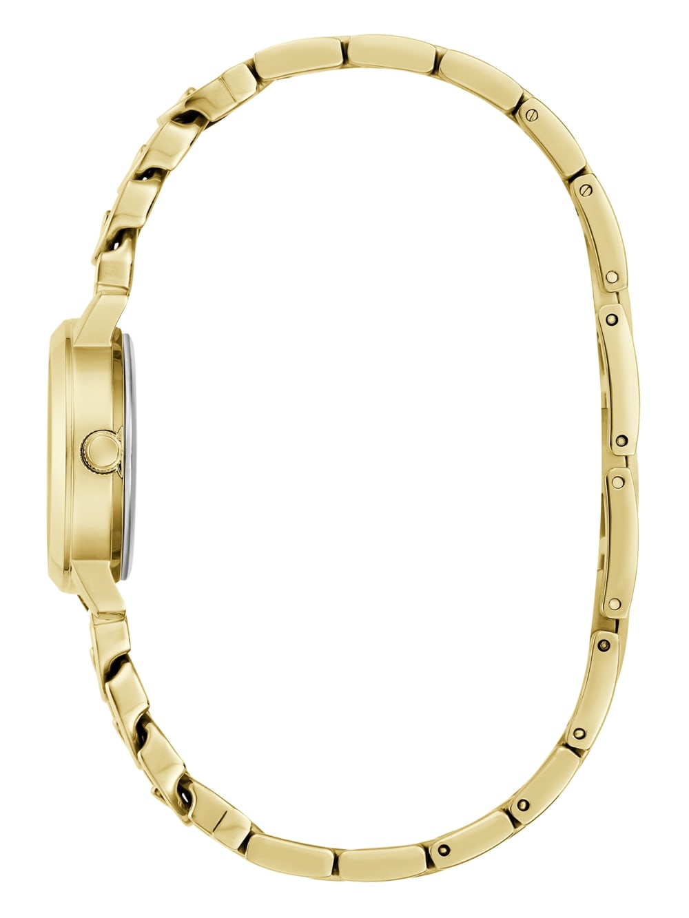 Gold-Tone Mixed Chain Analog Watch - Image 3
