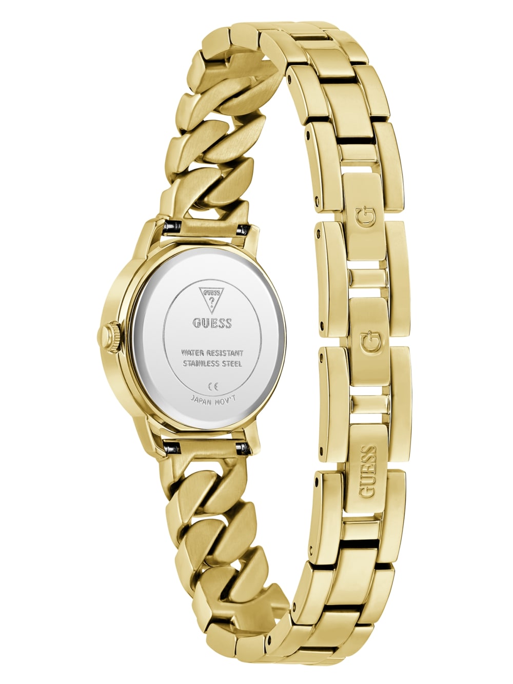 Gold-Tone Mixed Chain Analog Watch - Image 4