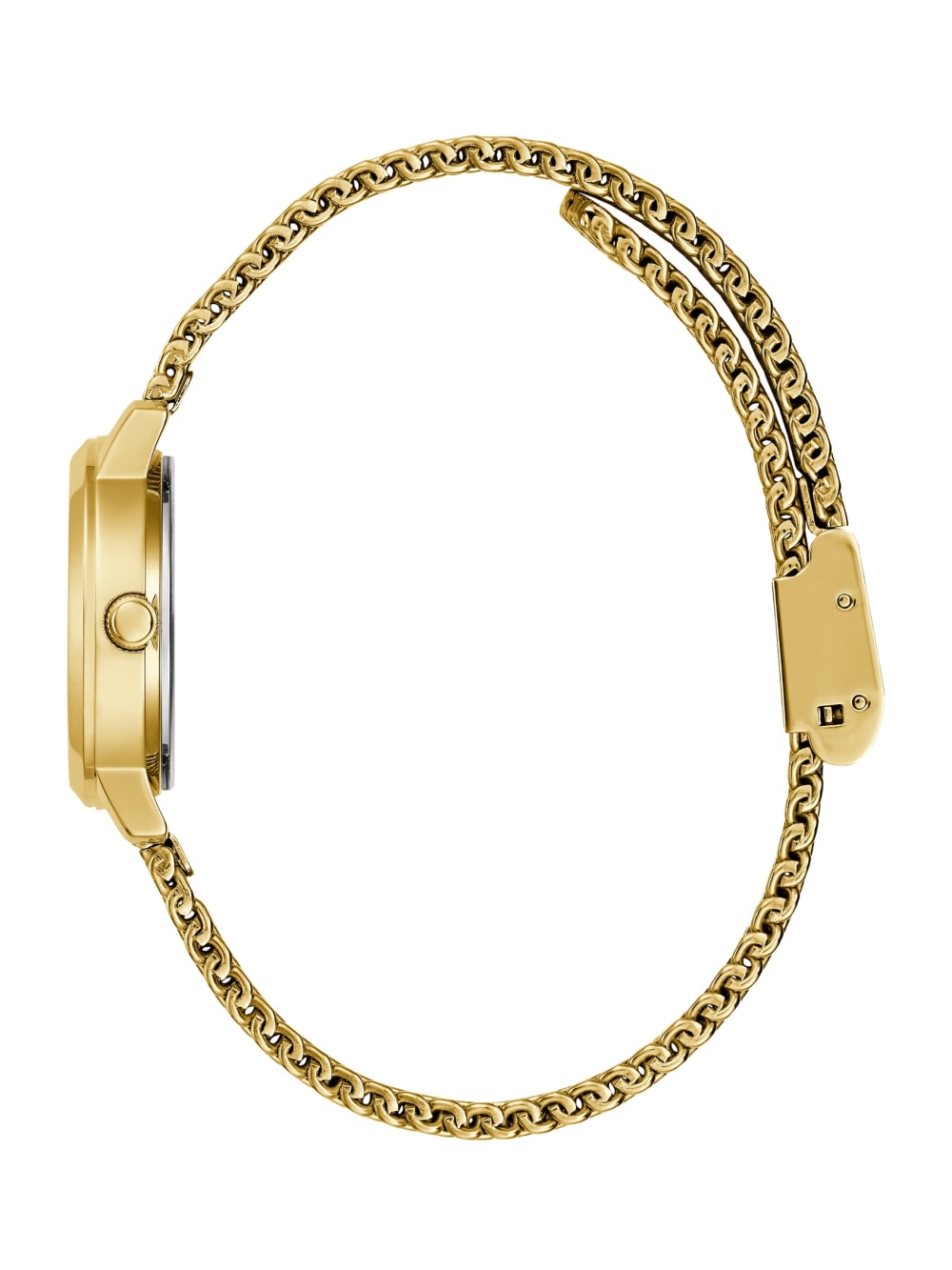 Gold-Tone Mesh Diamond Analog Watch - Image 2