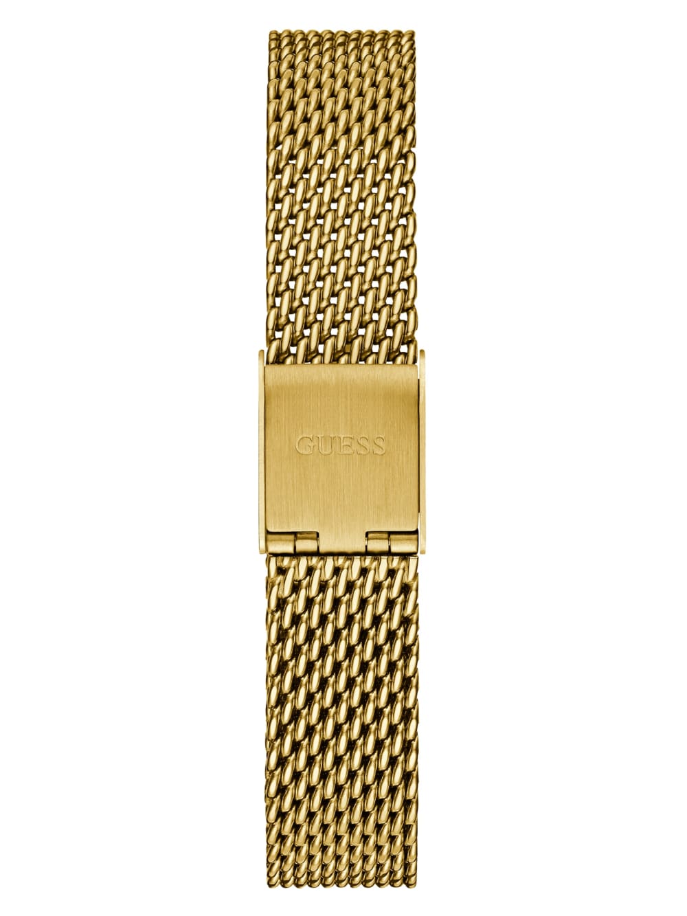 Gold-Tone Mesh Diamond Analog Watch - Image 3