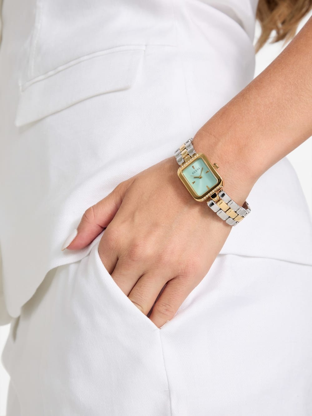 Silver and Gold-Tone Analog Watch - Image 2