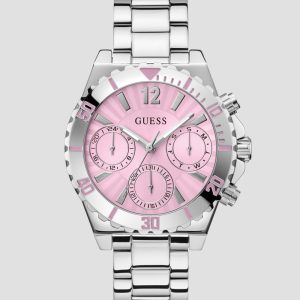 Silver-Tone Multifunction Watch