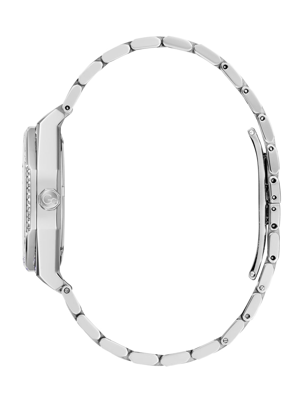 Gc Silver-Tone Crystal Analog Watch - Image 2