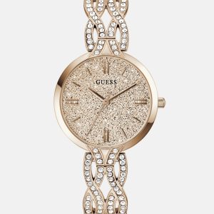 Rose Gold-Tone Shimmer Analog Watch