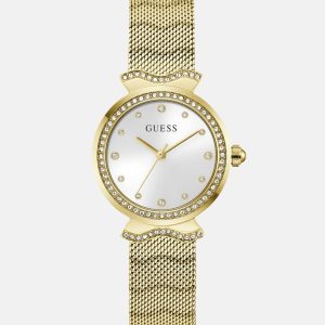 Gold-Tone Wavy Analog Watch