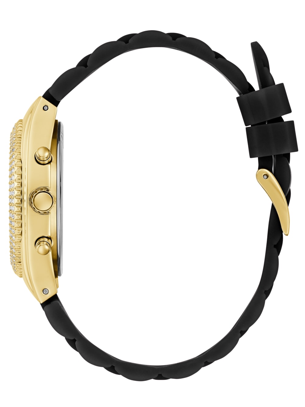 Gold-Tone and Clear Multifunction Watch - Image 2
