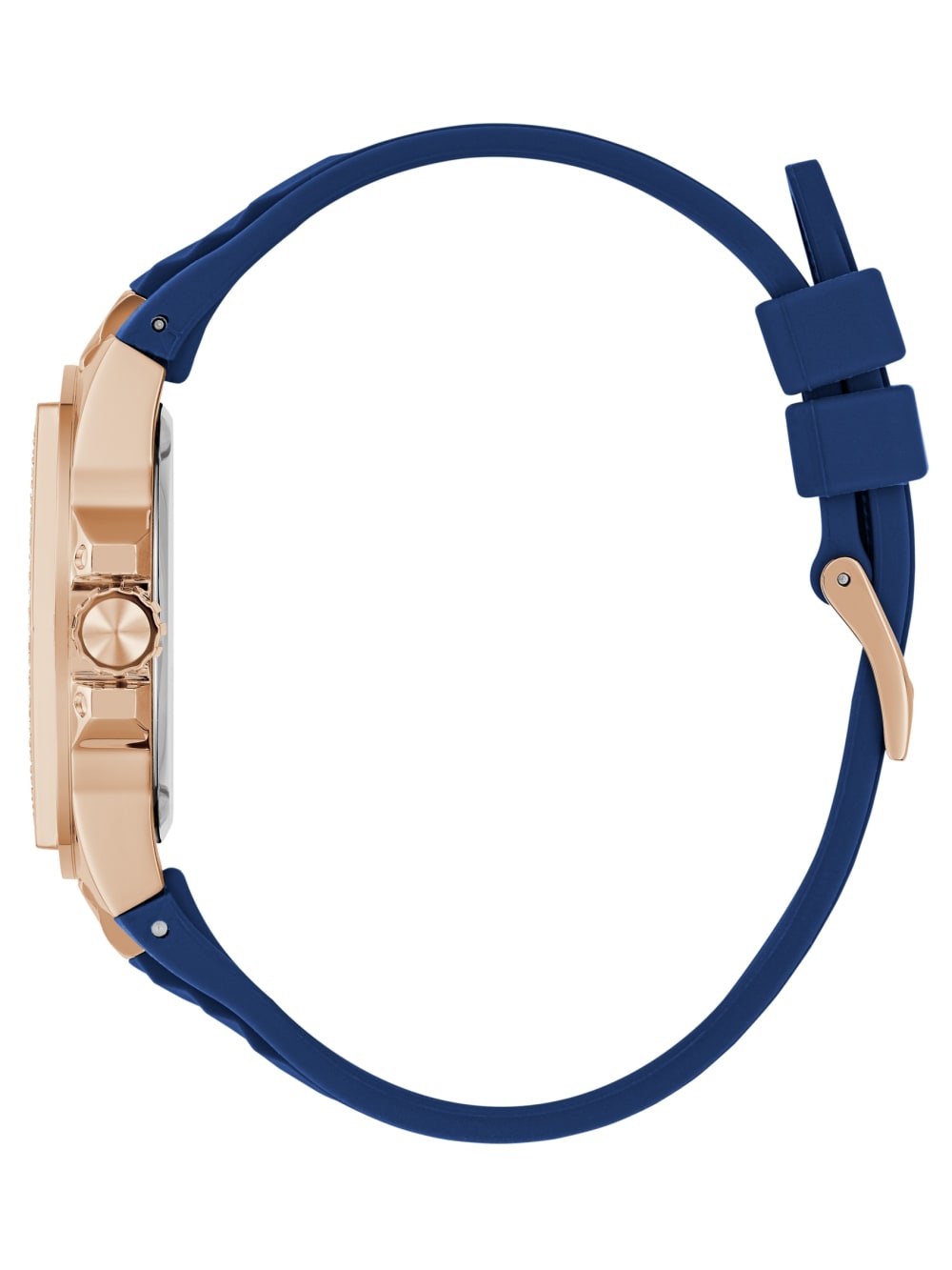 Rose Gold-Tone and Blue Multifunction Watch - Image 2