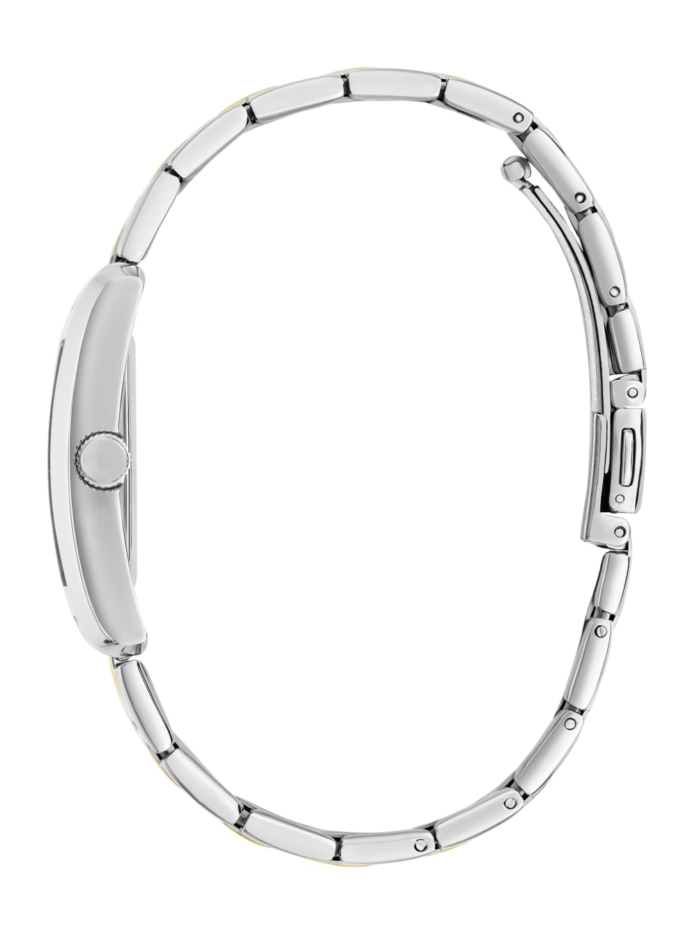 Multi-Tone and Black Square Analog Watch - Image 3