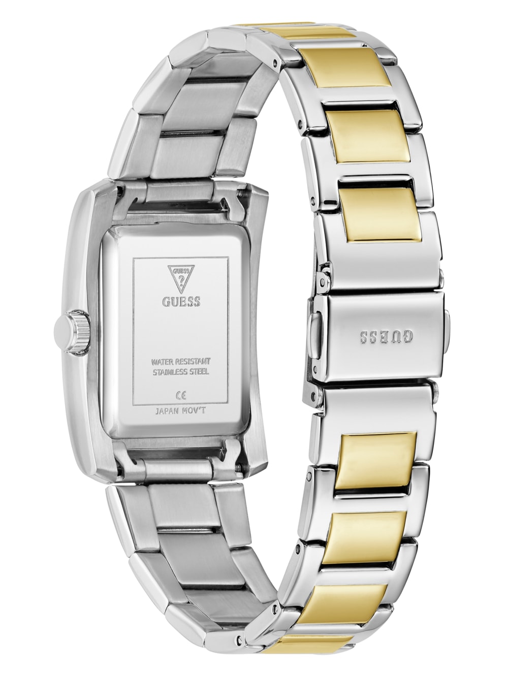 Multi-Tone and Black Square Analog Watch - Image 4