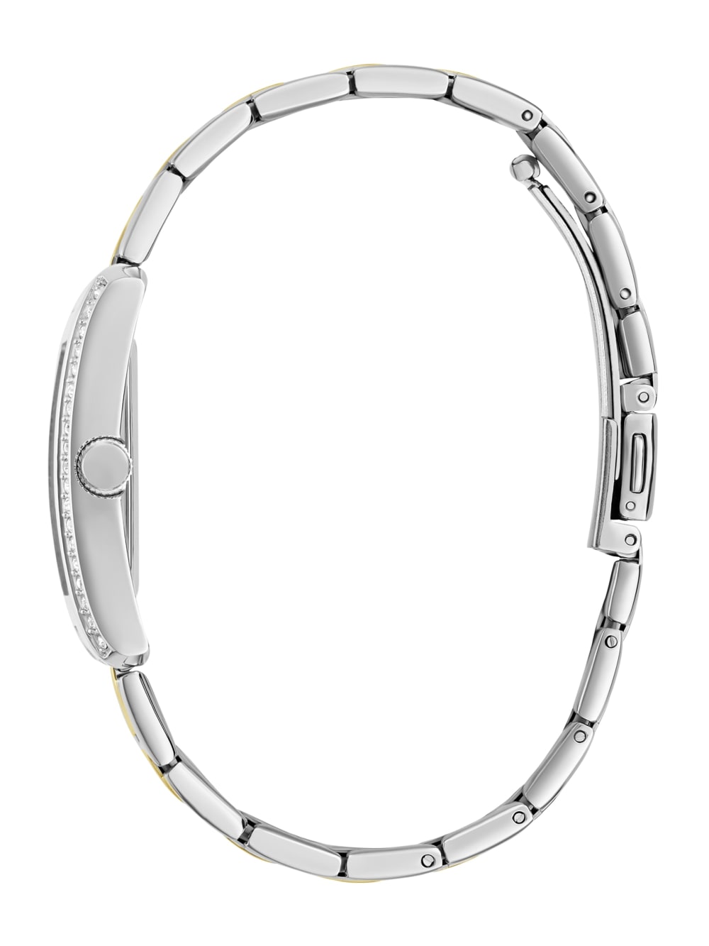Multi-Tone Crystal Square Analog Watch - Image 3