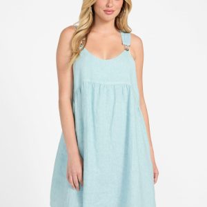 Gretel Overall Smock Mini Dress