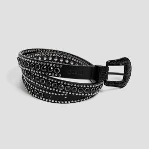 Dakota Rhinestone Skinny Belt