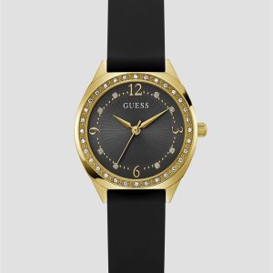 Gold-Tone and Black Analog Watch