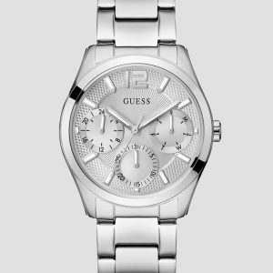 Silver-Tone Multifunction Watch