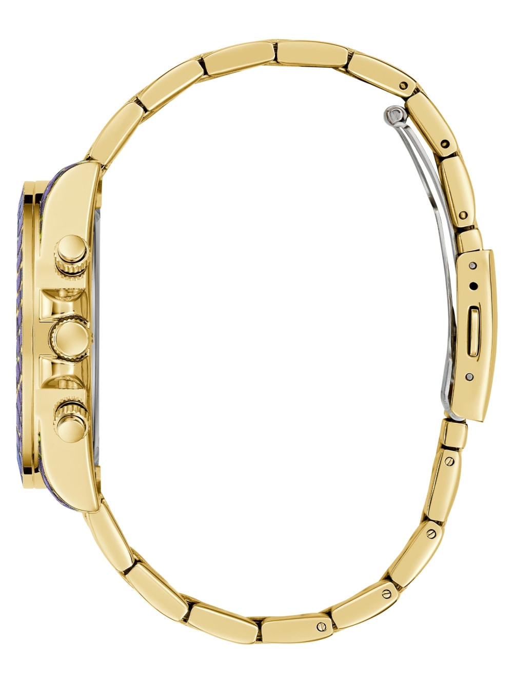 Printed Gold-Tone Multifunction Watch - Image 2