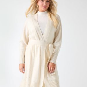 Elien Cashmere Crystal Cardigan