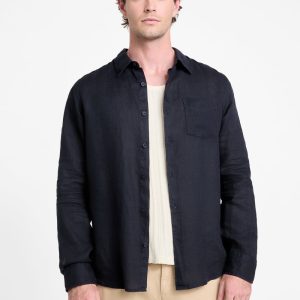 Eco Napa Linen-Blend Shirt