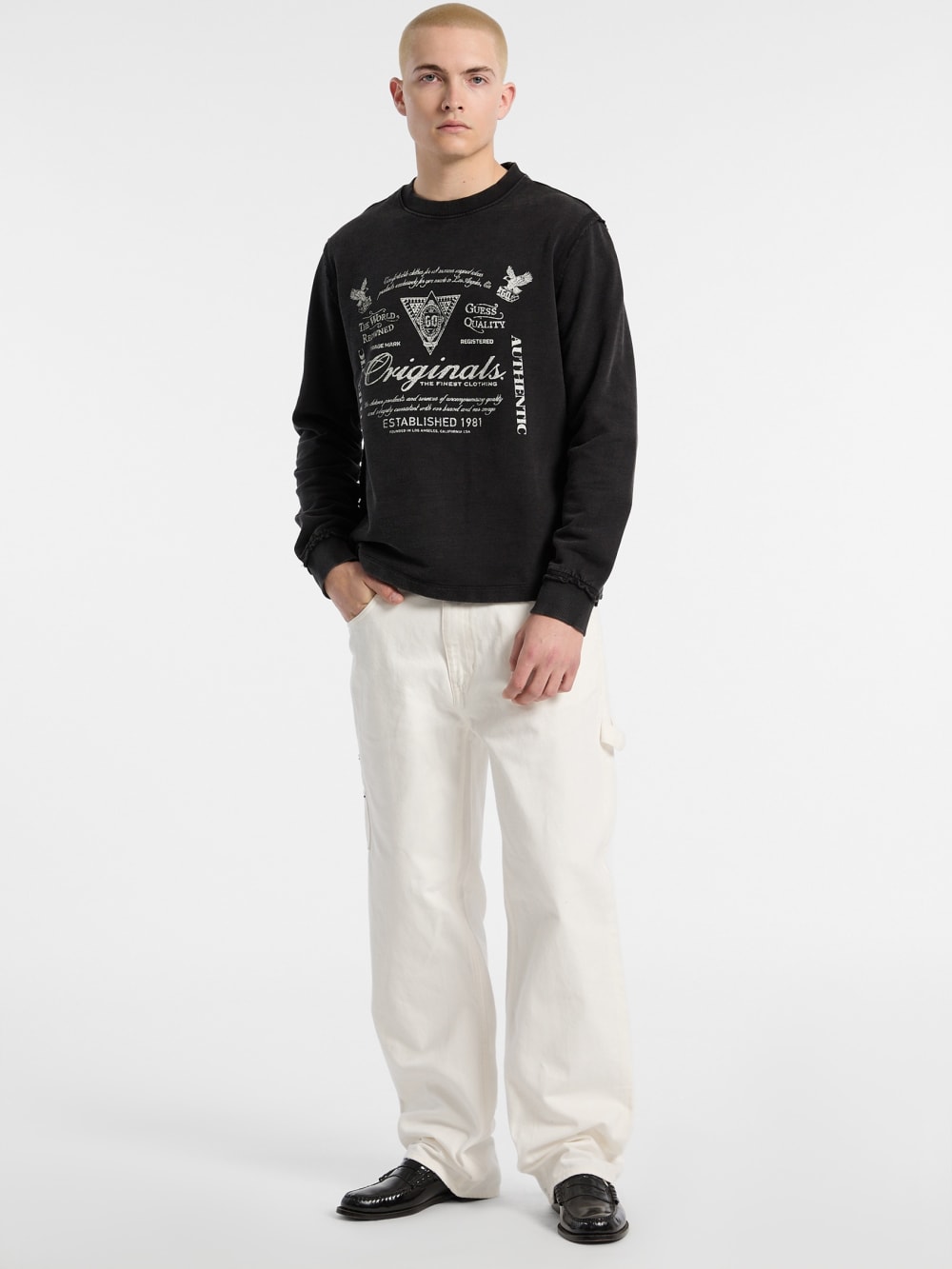 GUESS Originals Eco Lightweight Crewneck - Image 2
