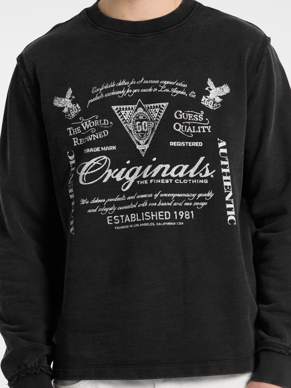 GUESS Originals Eco Lightweight Crewneck - Image 3