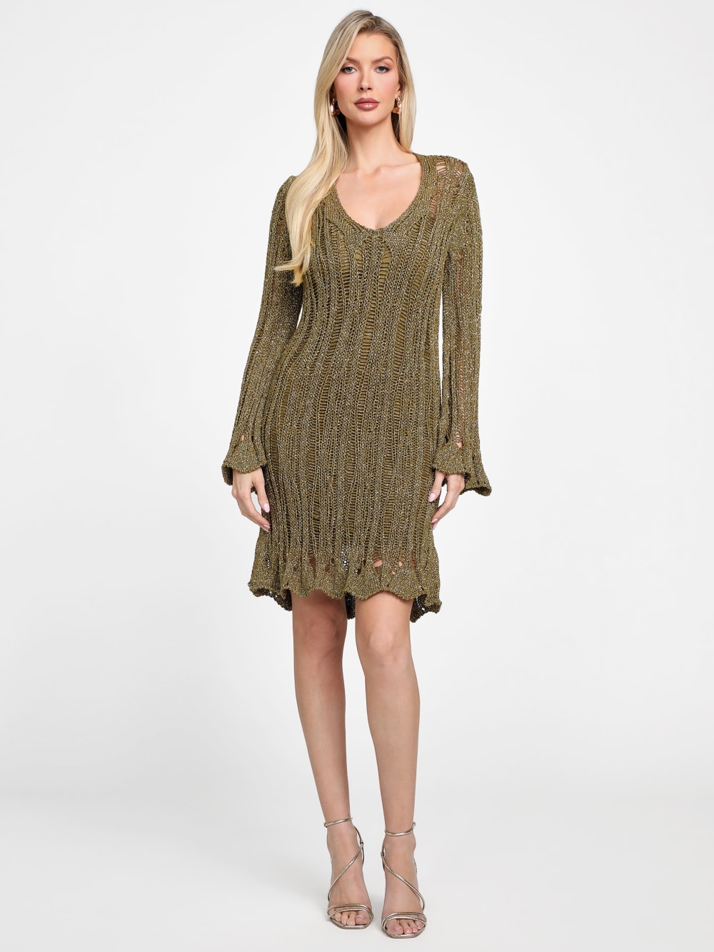 Lucky Crochet Flared Dress - Image 2
