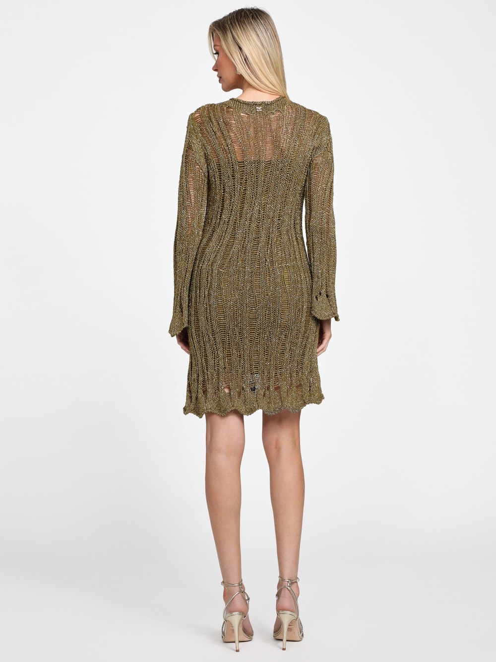 Lucky Crochet Flared Dress - Image 4