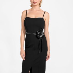 Blake Flower Belt Dress