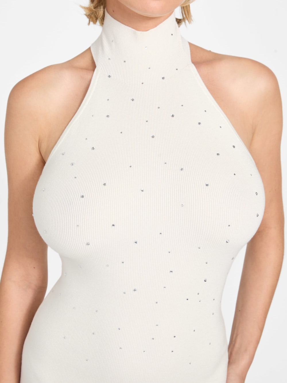 Eco Minara Rhinestone Sweater Dress - Image 3