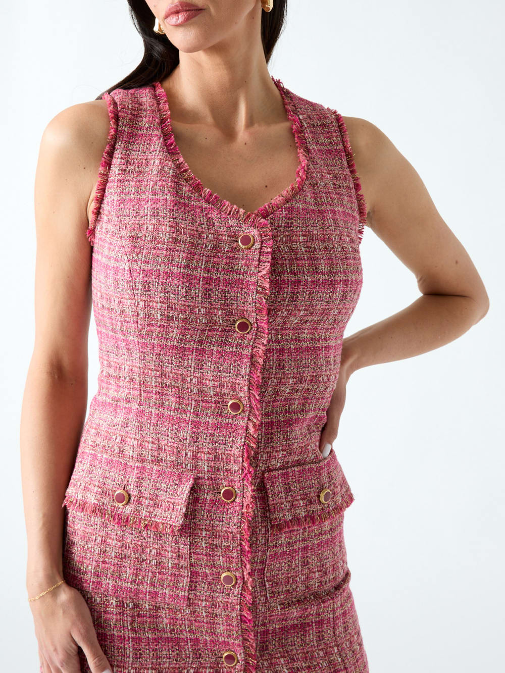 Eco Claudia Tweed Dress - Image 3