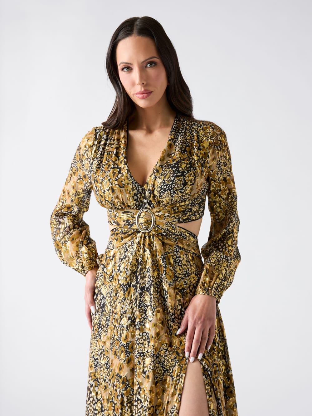 Leopard Allure Maxi Dress - Image 3