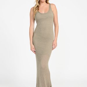Verdes Crochet Maxi Dress