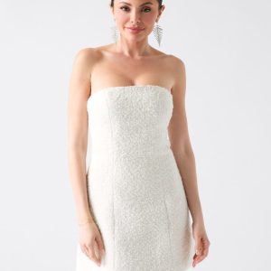 Boucl?? Away Sequin Dress