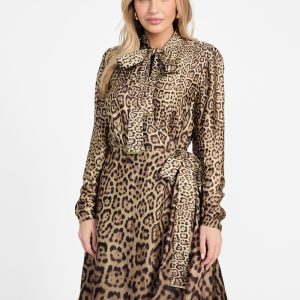 Eco Alanis Printed Satin Dress
