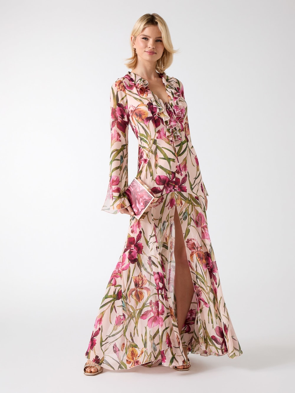 Iris Printed Maxi Dress