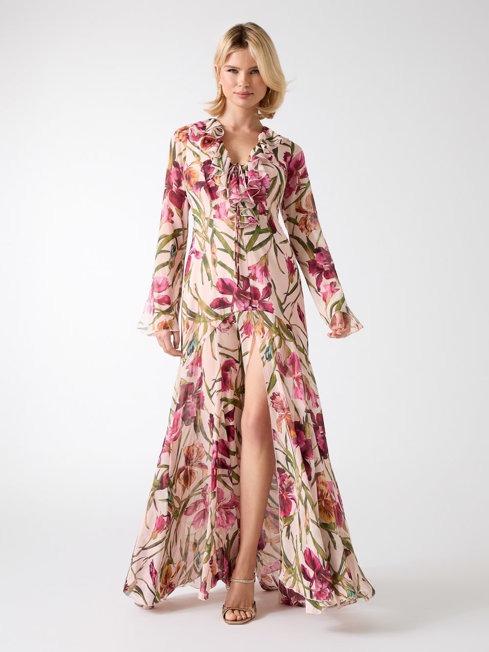 Iris Printed Maxi Dress - Image 2