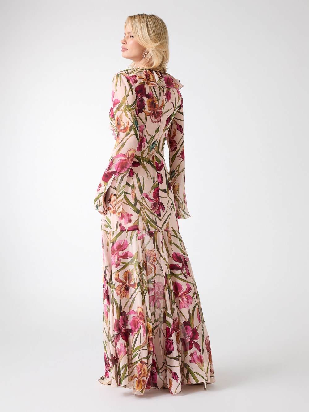 Iris Printed Maxi Dress - Image 4